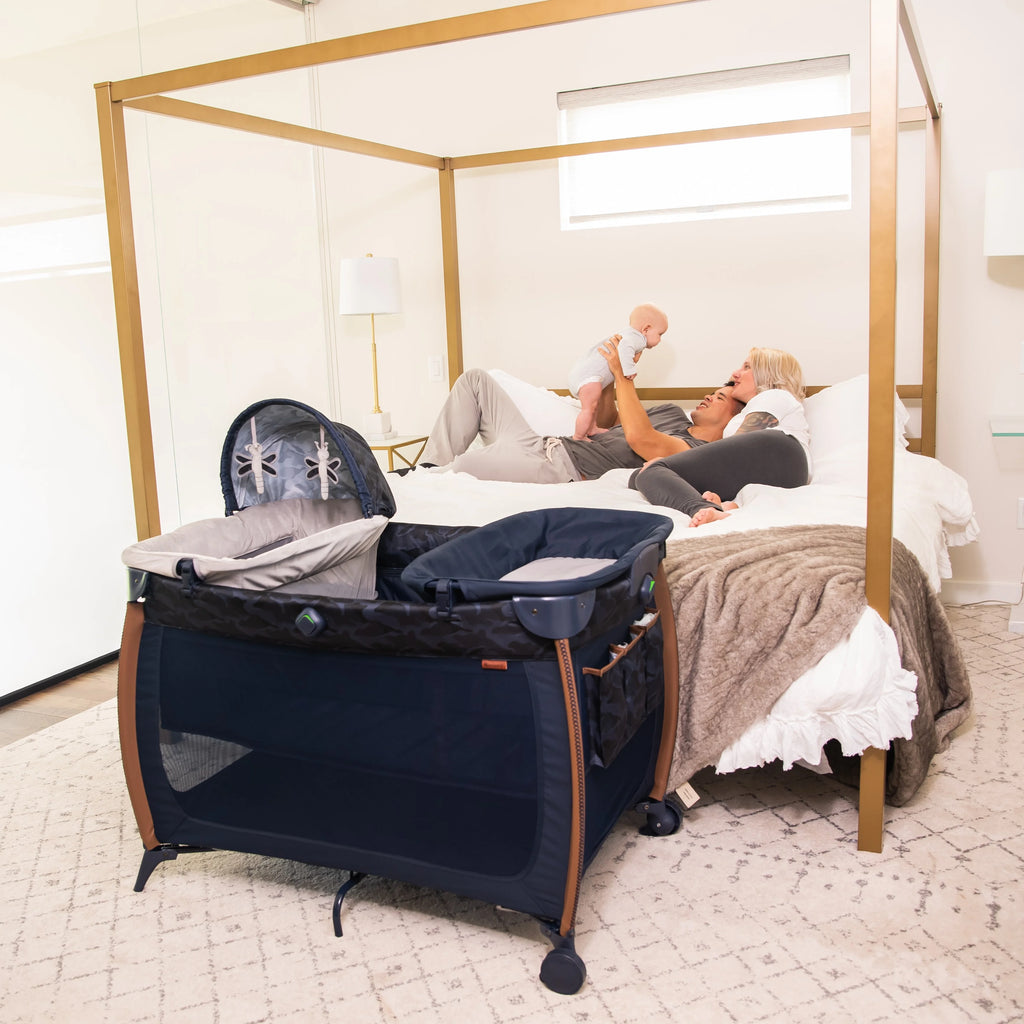 Camo Baby Play Yard with Bassinet and Changer B598