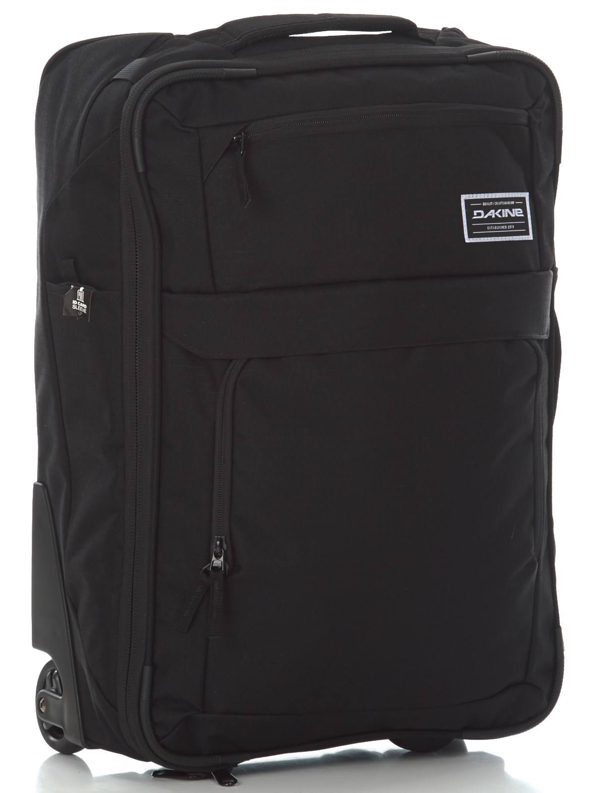 Black Carry On Roller Bag W6324
