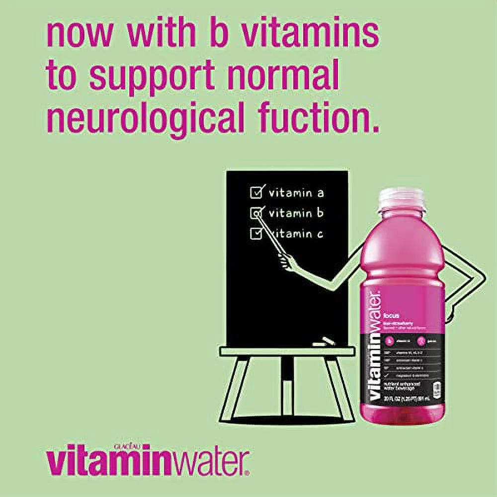 Kiwi-Strawberry Electrolyte Enhanced Bottled Water with Vitamin B5, B6, B12, 20 fl oz, 12 Pack A689488