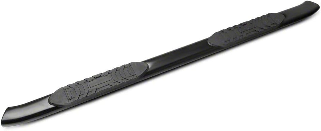 Black 5-Inch Oval Bent End Side Step Bars X92905