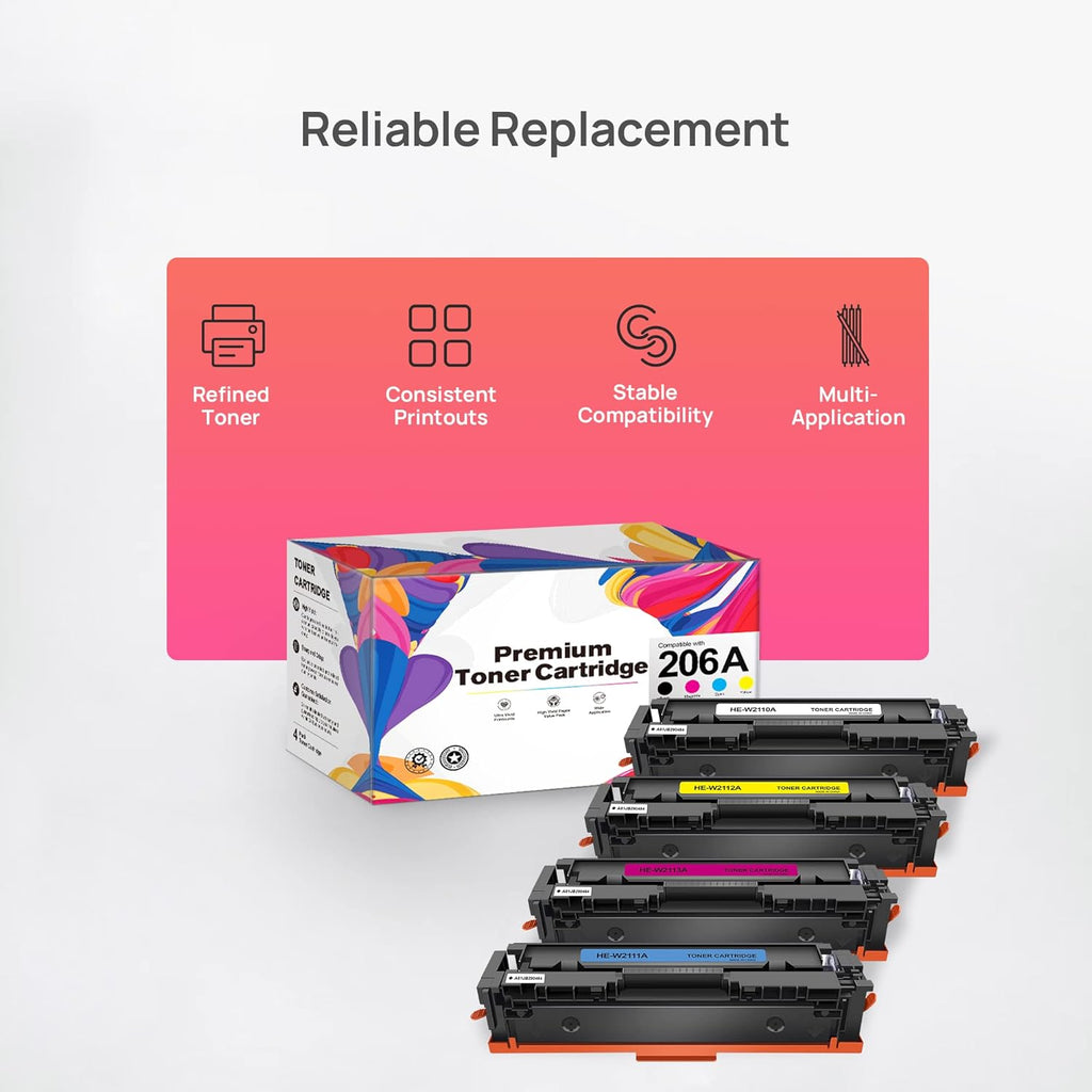 4 Pack Toner Cartridge (Black Cyan Yellow Magenta) S7541