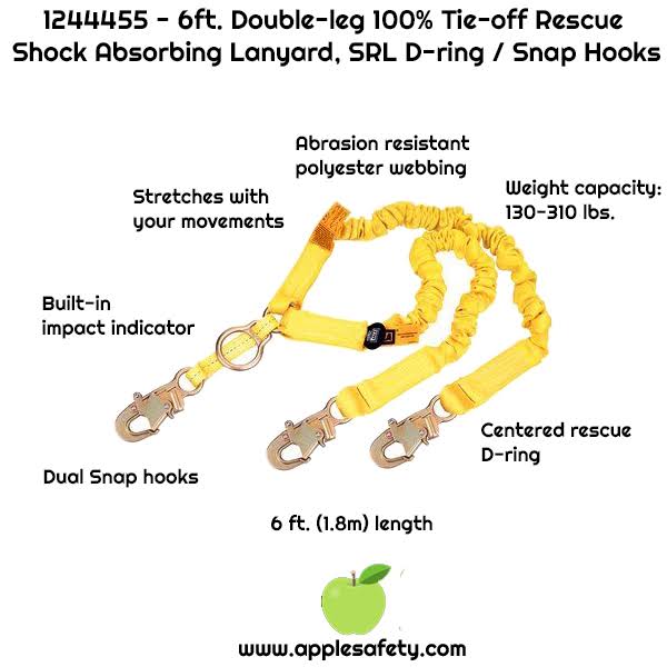 6 ft. Shock Absorbing Lanyard G685105