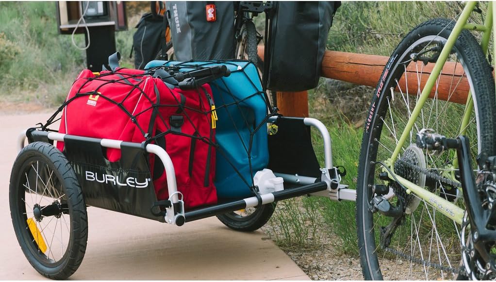 Black Aluminum Utility Cargo Bike Trailer M904