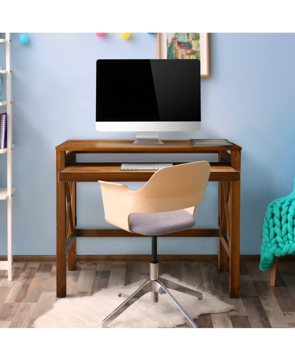 Folding Desk with Pull-Out X1222