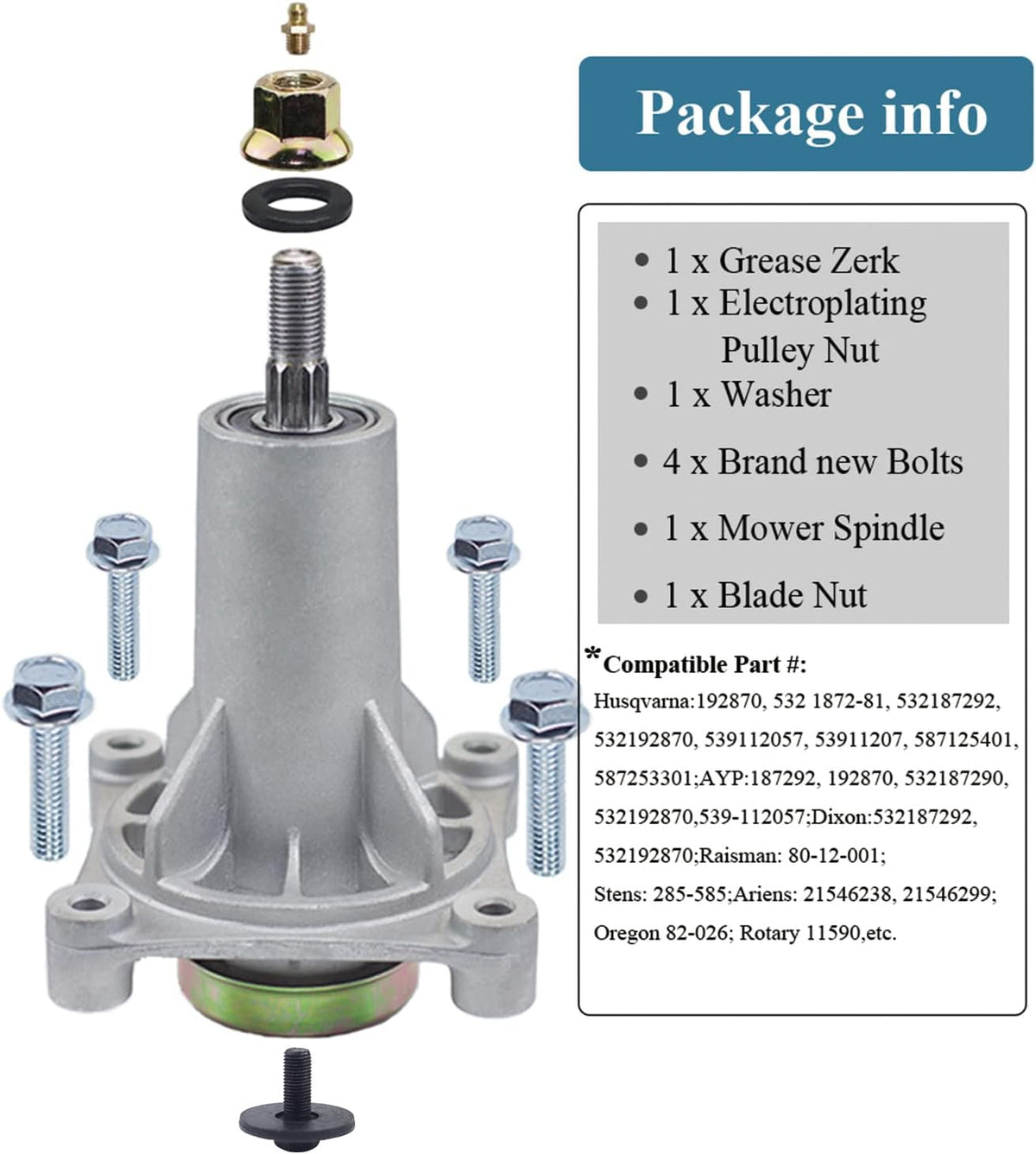 Spindle Assembly Pack of 2 R620983