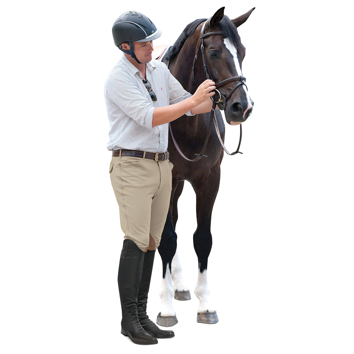 Classic Tan Knee Patch Breech V1827