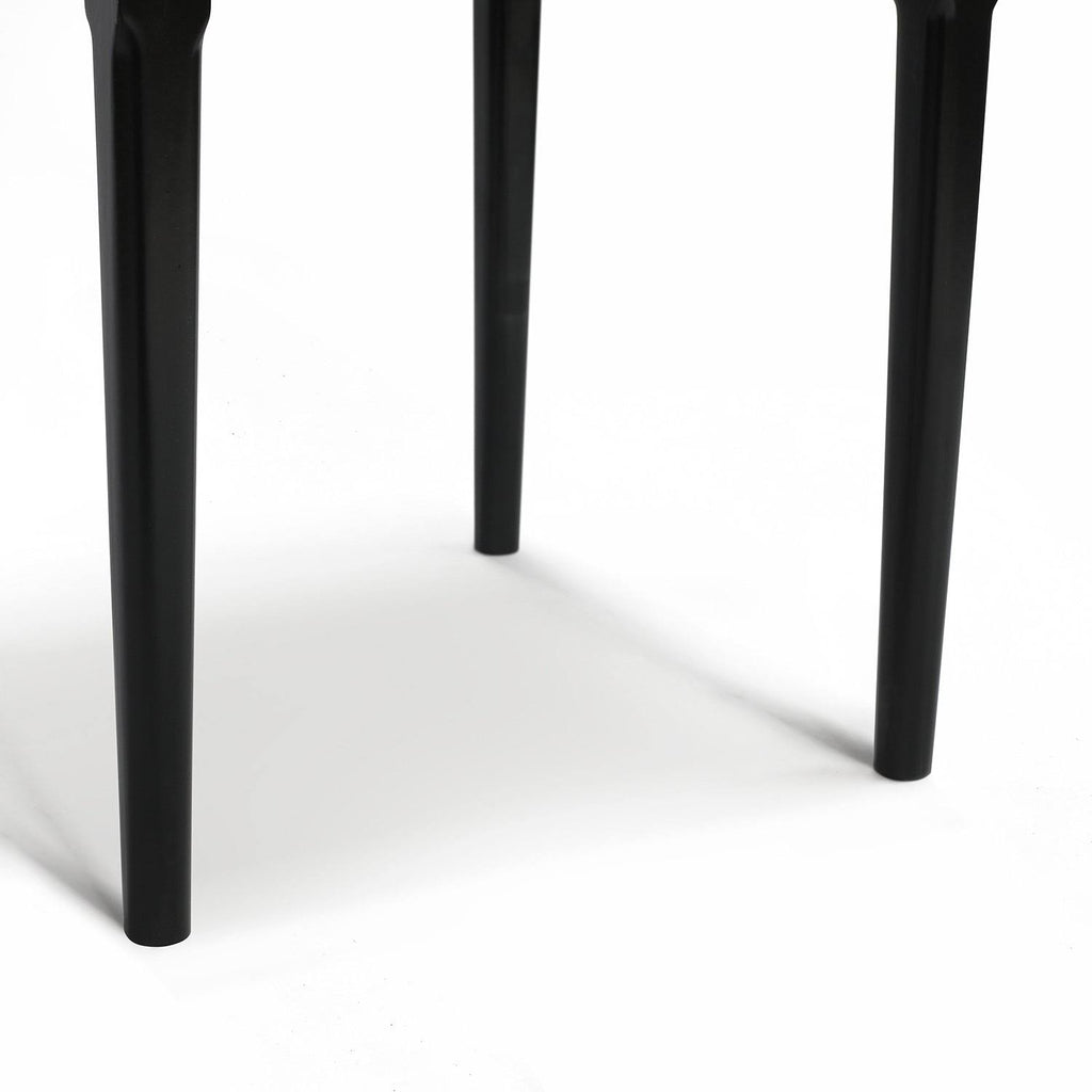 18x22 Square White Marble Side Table with Legs D793387