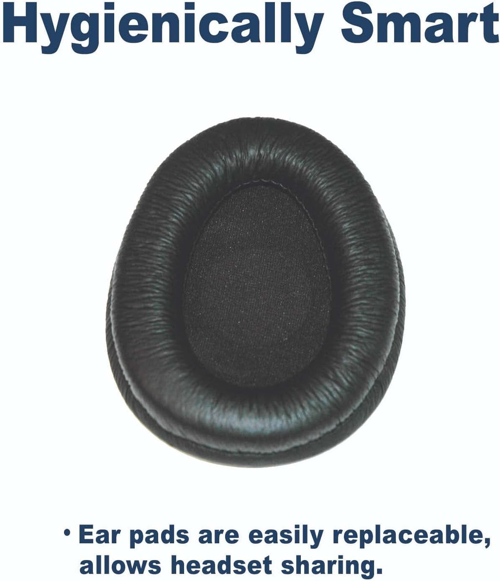 Single Remote Headset Full Duplex Wireless Intercom with Noise Cancelling Microphone V1386