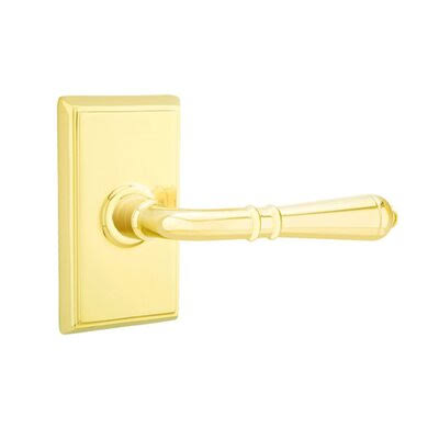Passage Turino Lever with Rectangular Rose C68058