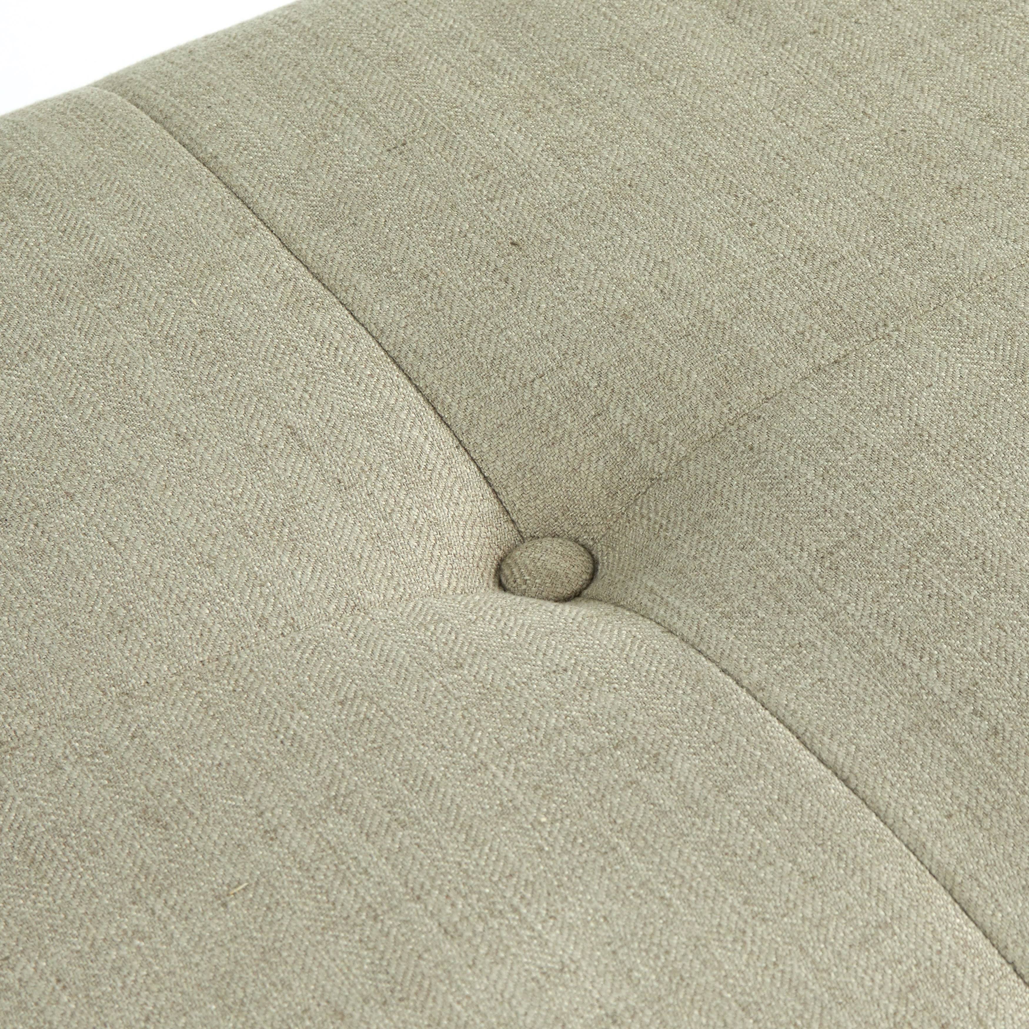 Charcoal Grey Fabric Bench N272178