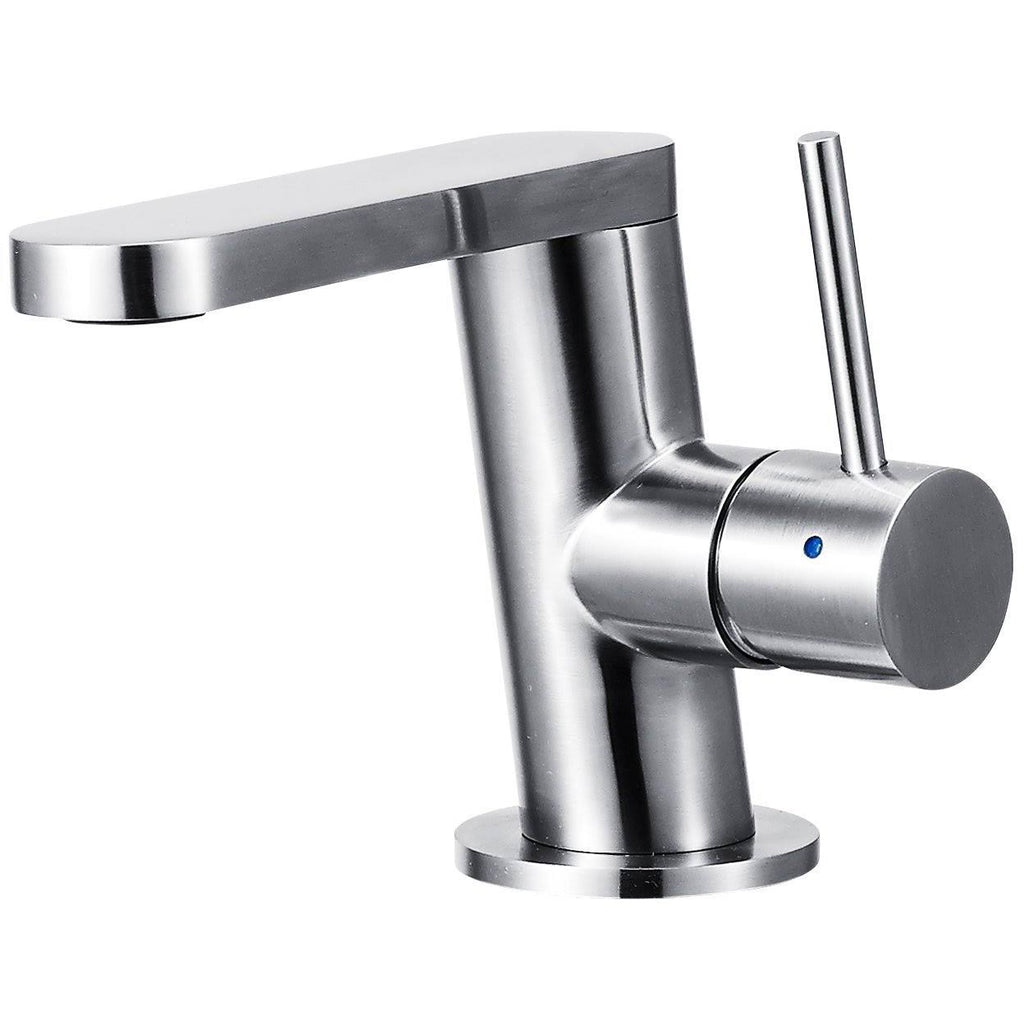 Polished Stainless Steel Bathroom Faucet I439