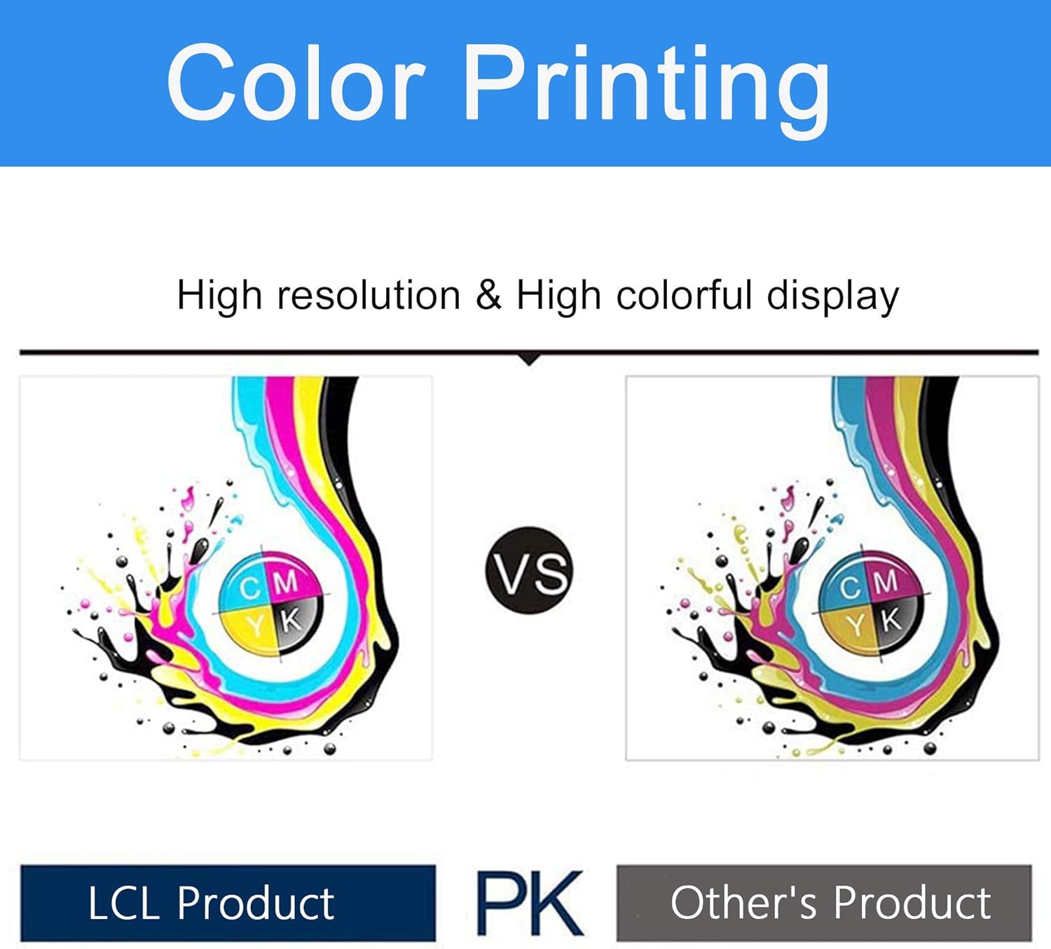 4-Pack Black Cyan Magenta Yellow Compatible Toner Cartridge X221