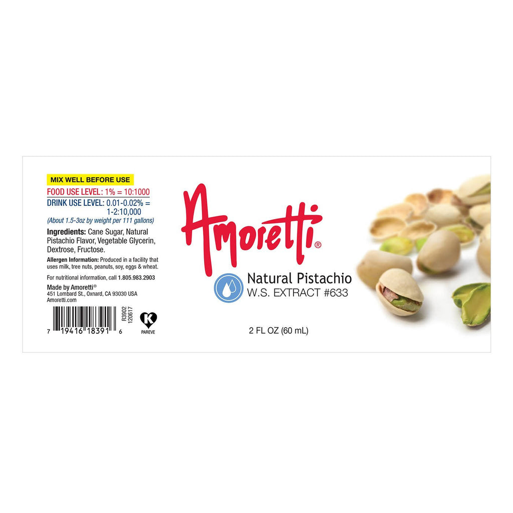 Natural Pistachio Extract Water Soluble - 2 lbs B97471