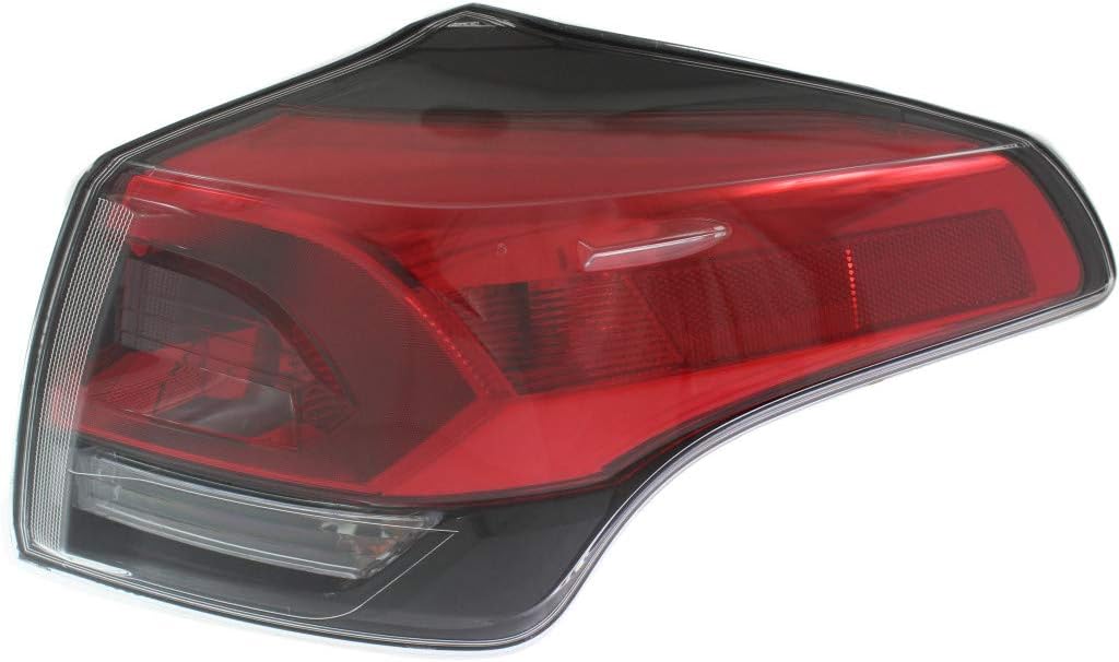 Outer Tail Light Assembly Passenger Side Halogen Type U8175
