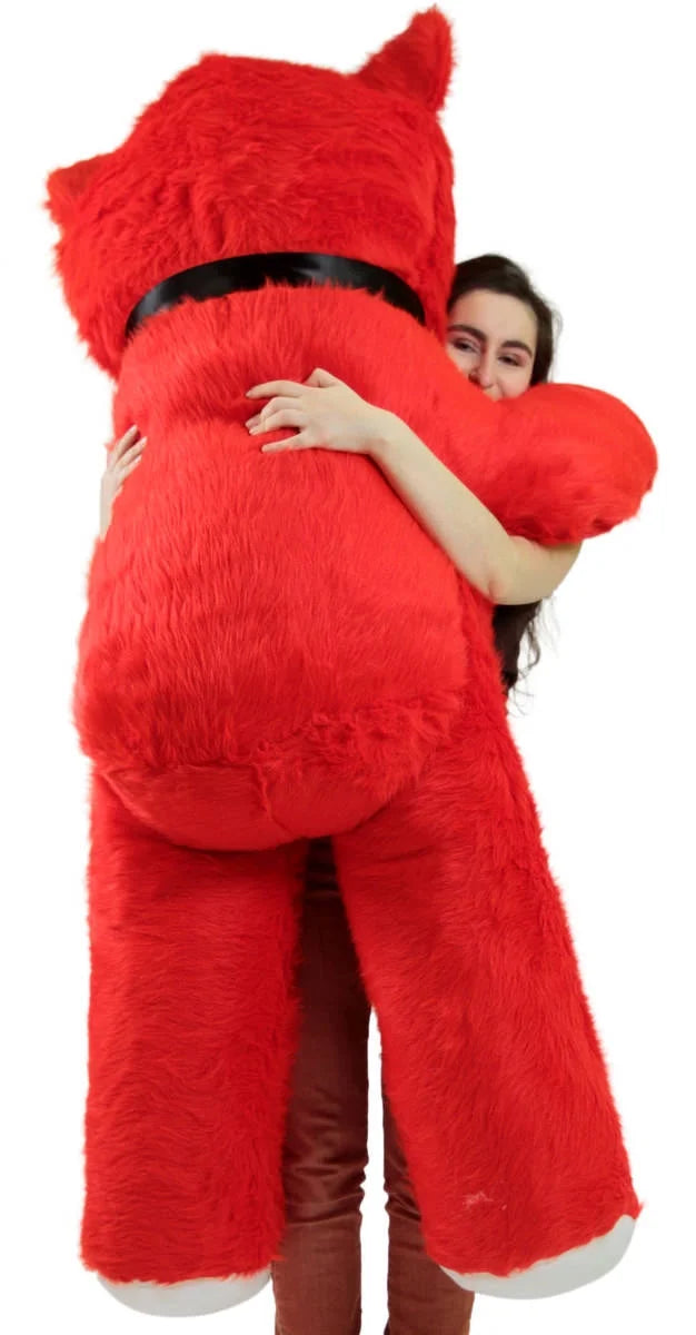 Giant 6 Foot Red Teddy Bear 72 Inches Soft V6809