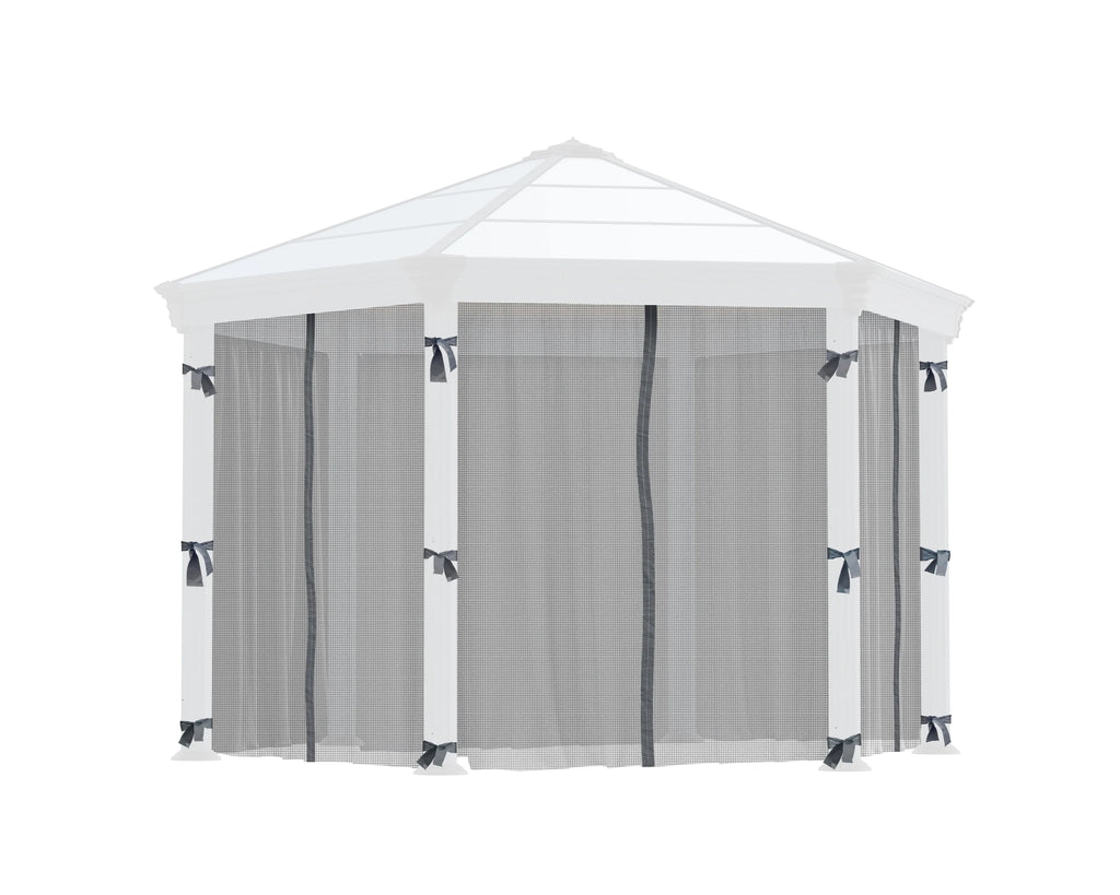 6 Piece Gazebo Netting Set C58090