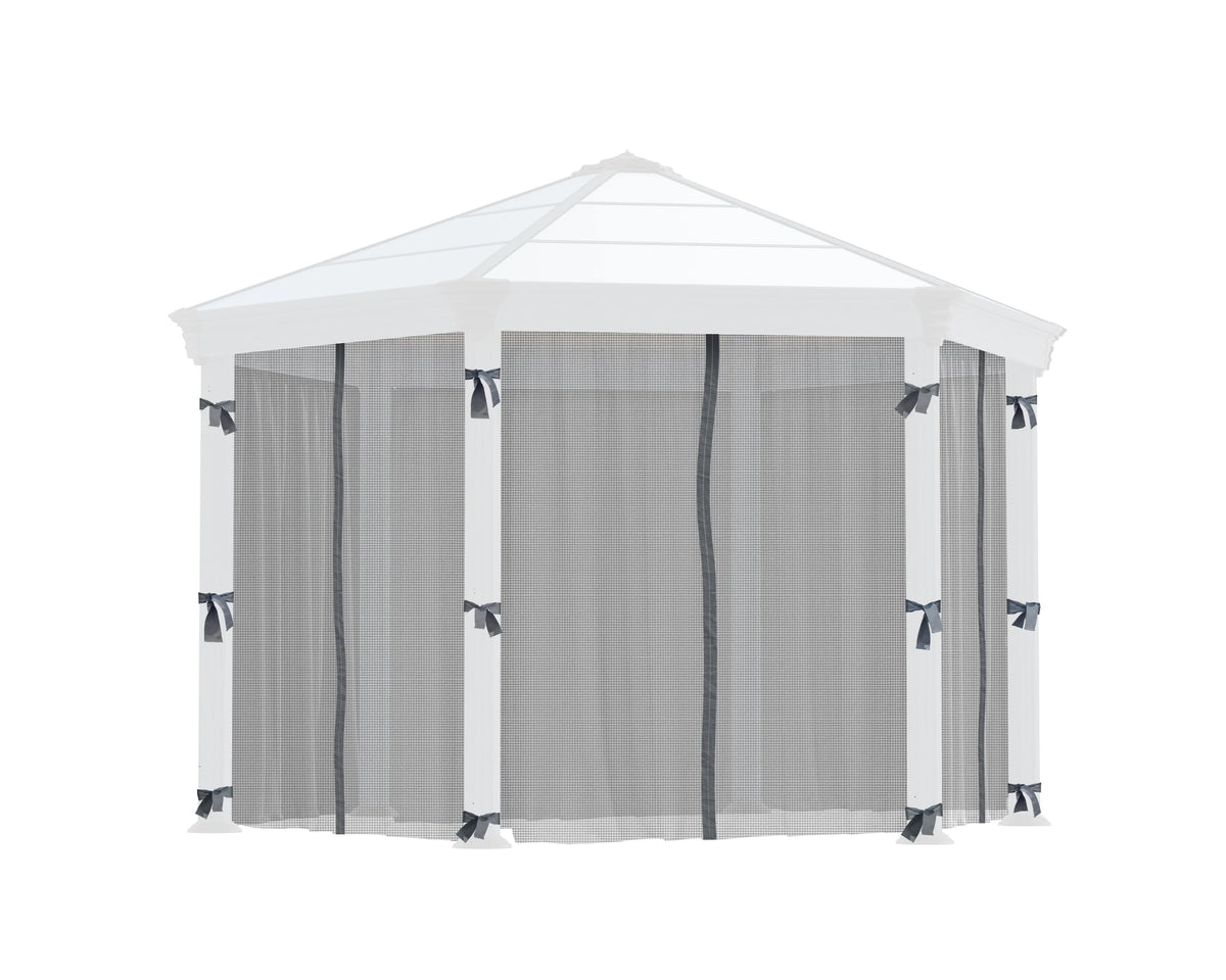 6 Piece Gazebo Netting Set C58090