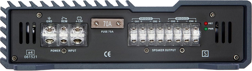 1600 Watt RMS 4-Channel Car Audio Amplifier with 4 Gauge Installation Kit J3275