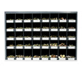 3760 Piece Bolt Bin Kit Grade 8 Nut Bolt Washer Assortment Hex Head Cap Screws Flat and Lock Washers 40 Hole Bin P817