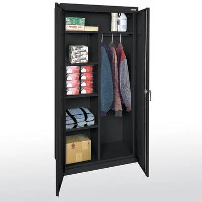 2 Door Black Storage Cabinet L265245