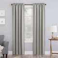 SilverGray Blackout Rod Pocket Curtain Panel K373851