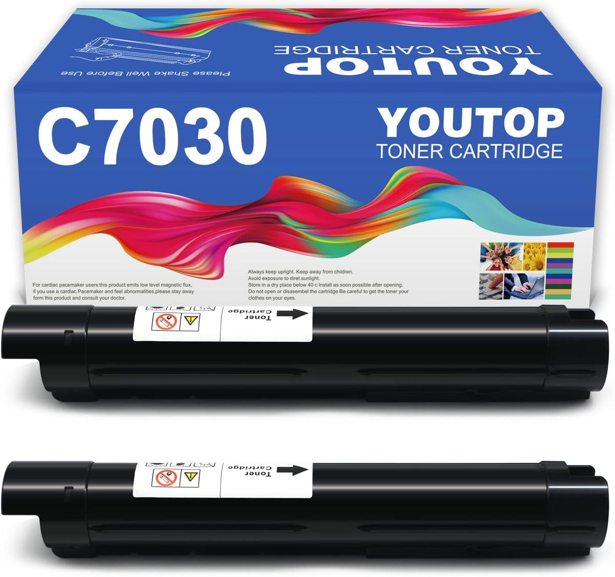 Toner Cartridges High Yield 16,100 Pages Replacement for Xerox VersaLink C7020 C7025 C7030 Printer 1 Combo Y5659