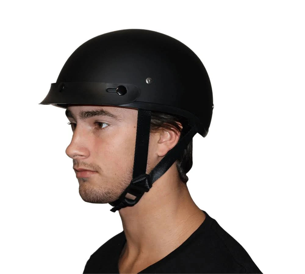 Hi-Gloss Black Skull Cap Q8164