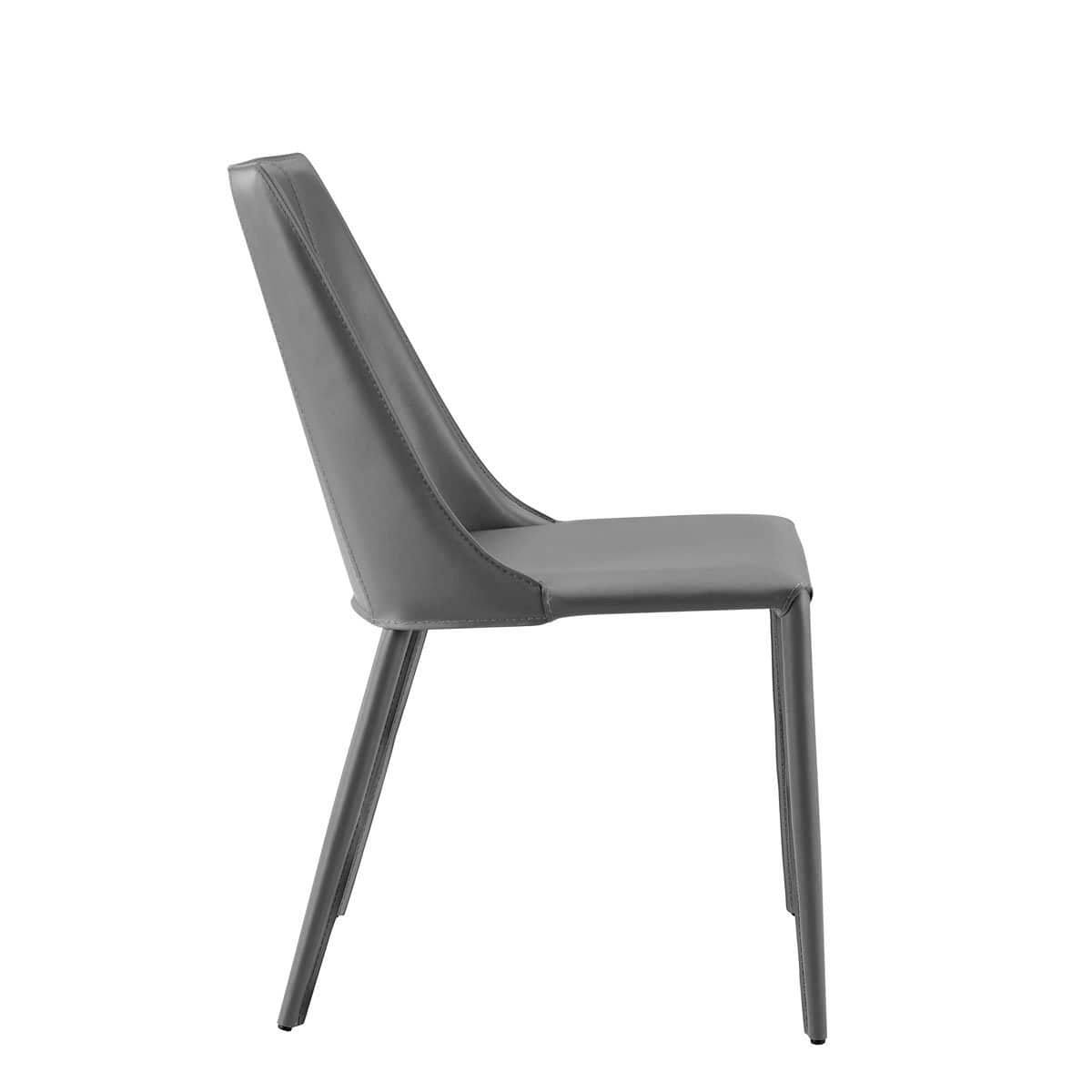 Gray Side Chair O12391