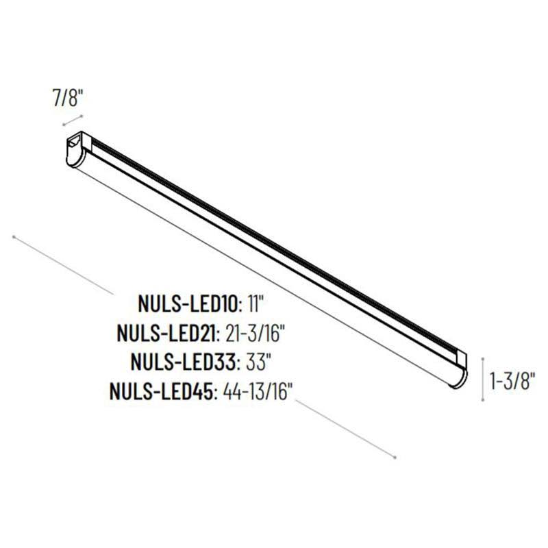 21x22 LED Linear Undercabinet, 2700K, White A51333