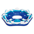 Inflatable 6 Person Party Pad Pool Float with Cupholders M870896
