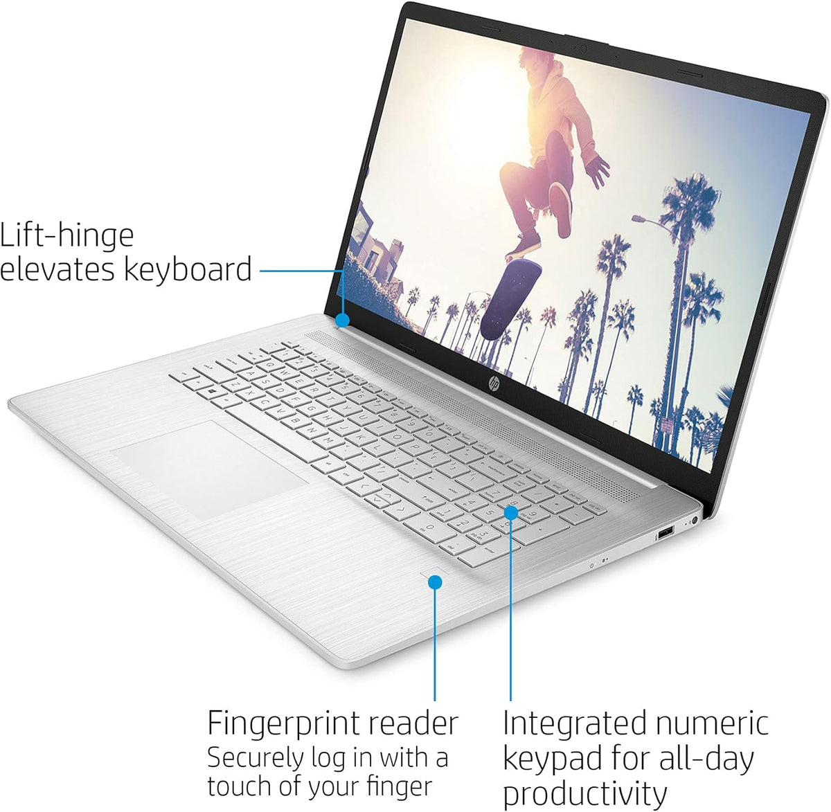 17.3" FHD Anti-Glare IPS Display 6-Core AMD Ryzen 5-5500U 16GB Ram 256GB SSD Laptop D770738
